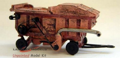 Garvie Dreschen Maschine E40 Unlackiert n Spur Maßstab Langley Models Set 1/148