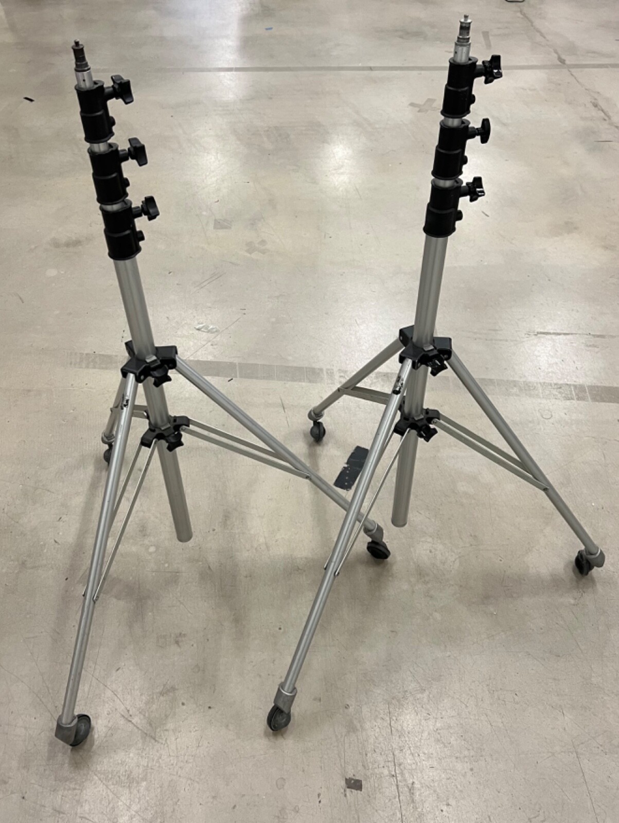 Set of 2 Bogen professional camera tripods eBay