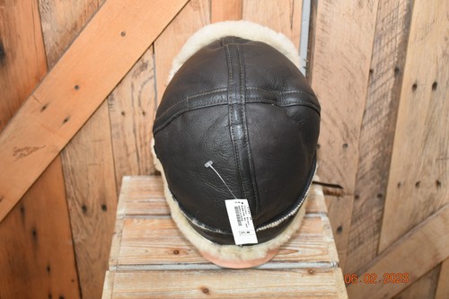 SOMBRERO DE INVIERNO DE PIEL DE OVEJA REAL HECHO A MANO PIEL DE OVEJA CUERO TRAMPERO - Imagen 32 de 33