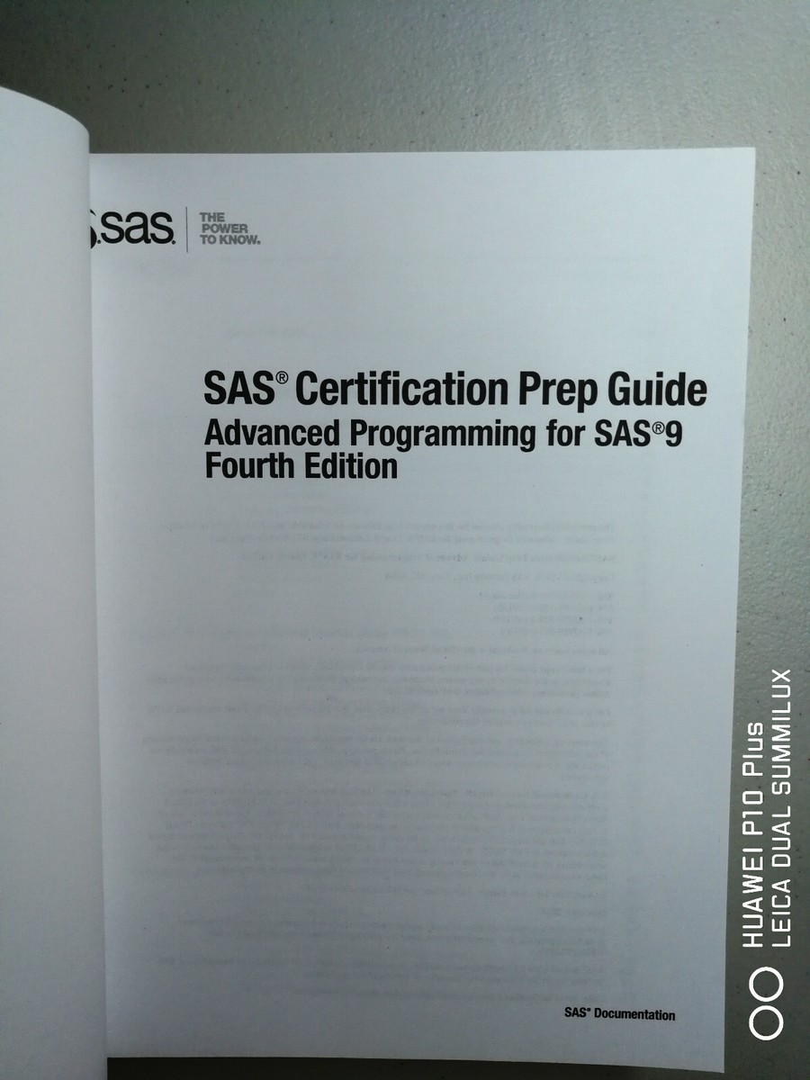 SAS認定 advanced SAS 9 完全ガイド SAS Certification Prep