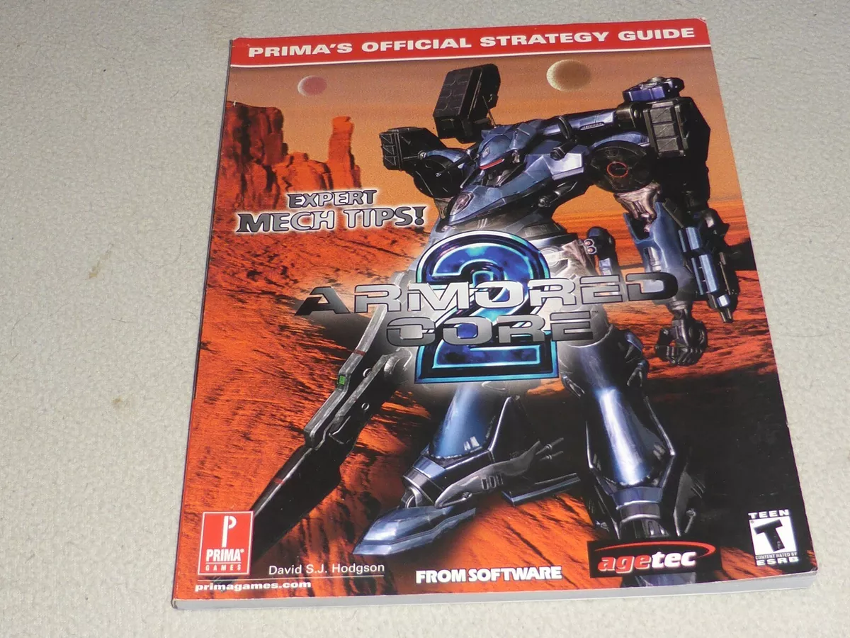 Game capture book PS2 ARMORED CORE 2 Official Guide Book