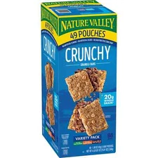 Nature Valley Crunchy Granola Bars Variety Pack, 49 ct.