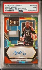 PSA 9 MAYA MOORE 2024-25 SELECT WNBA SICK PATCH AUTOGRAPH TIE DYE AUTO LYNX