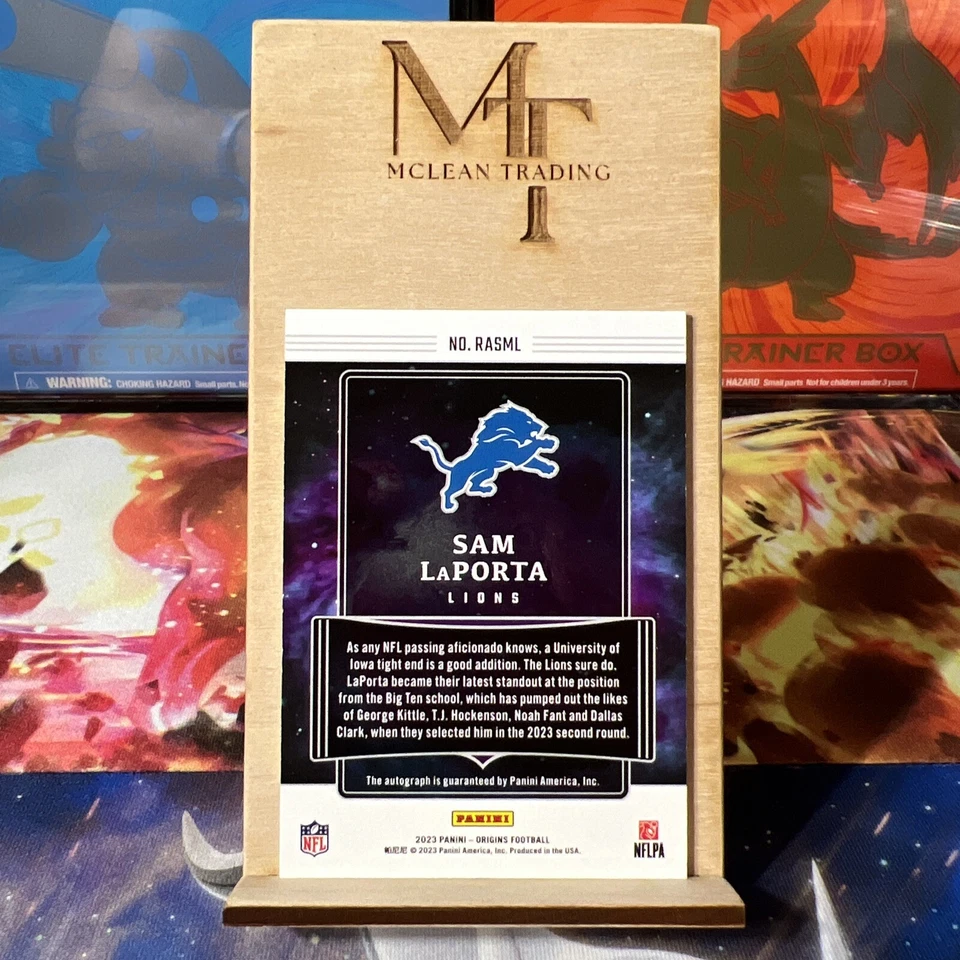 2023 Panini Origins - Rookie Autographs #RASML Sam LaPorta (AU, RC) - Image 2 of 2