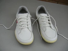TRUE LINKSWEAR Spikeless Golf Shoes, size 7 m, P1-0002-070, EXCELLENT! white