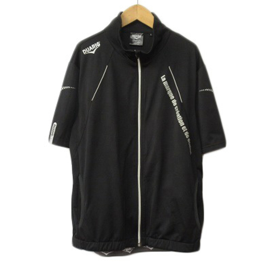 Duarig Track Jacket Jersey Print Short Sleeve O Black Used Duarig Track Jacket Jersey Print Short Sleeve O Black Used