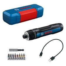 Bosch Professional Screwdriver Bosch GO 3 (incl 8pcs bit Set bit Holder USB C
