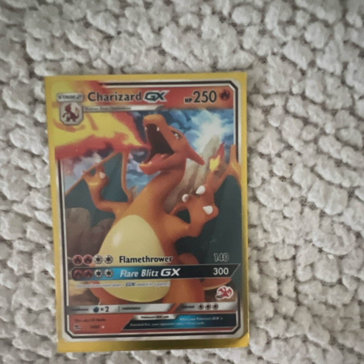 Pokémon Charizard GX Hidden Fates SV49/SV94 Card HP 250 Fire