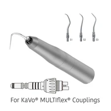 Air Sonic Scaler Airscaler & 3 Screw-in Tips for KaVo MULTIflex Quick Coupling