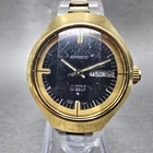 Seiko Automatic Watch Women 25mm Black Dial Two Tone Daydate 2906-0050 New Batt