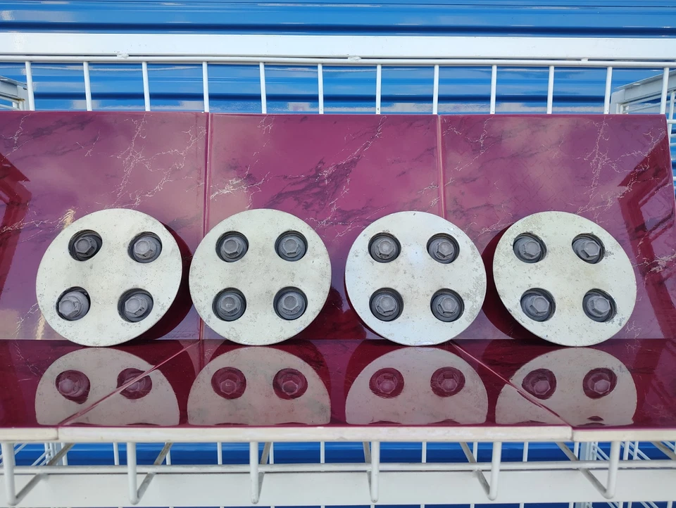 Juego de (4) tapas centrales Saturn S-Series SL1 SL2 SC1 SC2 1995-2002 OEM # 21012902 Foto 3 de 4