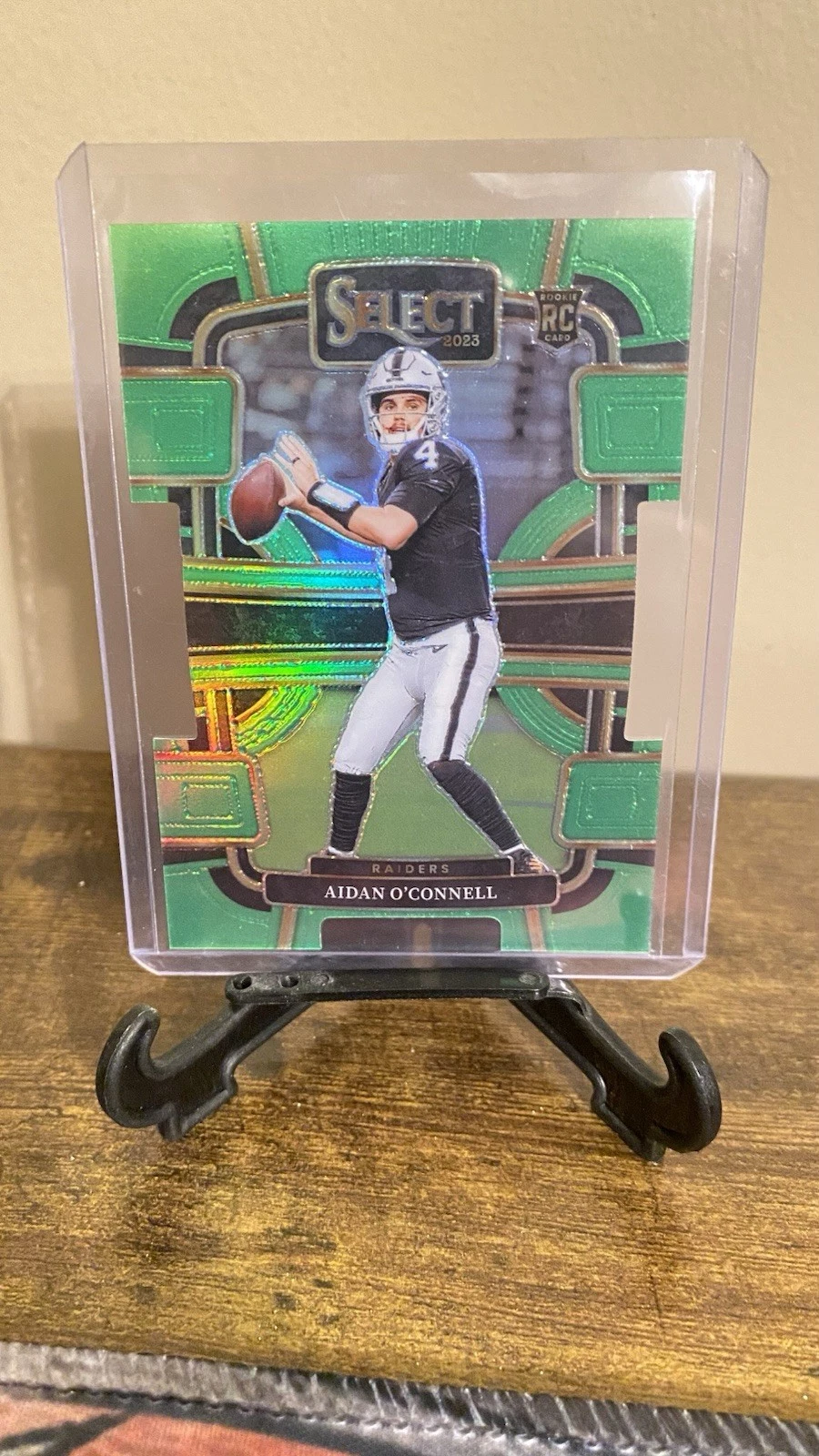 2023 Panini Select Aidan O'Connell #58 Rookie Neon Green Die-Cut /599