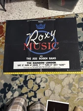 28 X 38 Roxy Music,The Jess Roden Band @ The Rainbow London 1974 Concert Poster