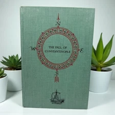 Fall of Constantinople Kielty Landmark W-30 1957 HC 1st Print Ex-Lib No DJ