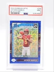 JAYDEN DANIELS 2024 DONRUSS OPTIC RATED ROOKIE BLUE SCOPE B RC PSA 9 Q0004