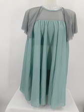 Dance Costume Curtain Call P694 Sage Medium Adult Contemporary 2pc Modern Spand