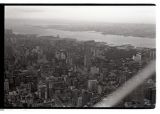 SL30 35mm Negative 1970s NYC Manhattan Aerial Skyline 344a