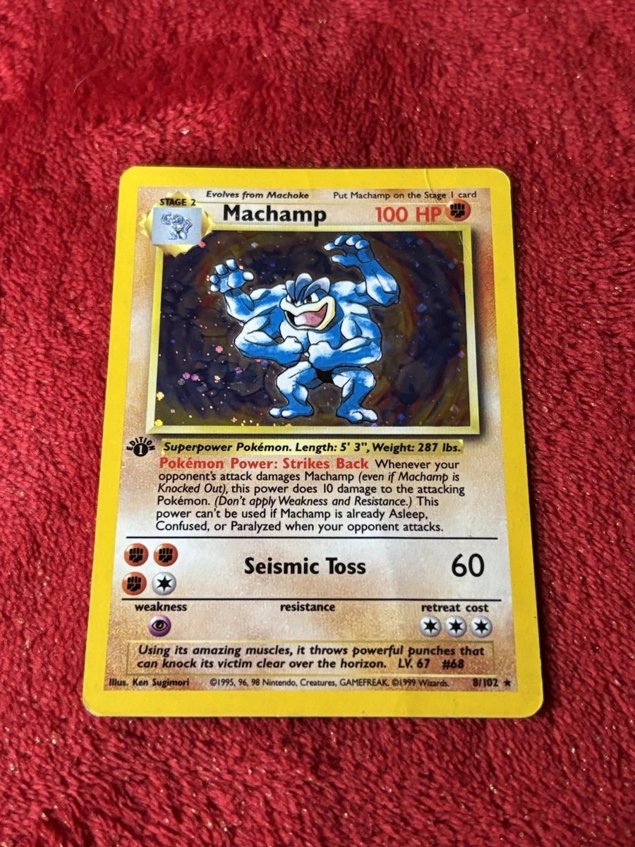 First Edition Pokémon Machamp Individual Cards for sale | eBay