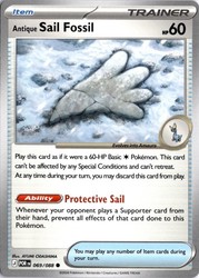 Antique Sail Fossil 069/088 Mega Evolution: Perfect Order