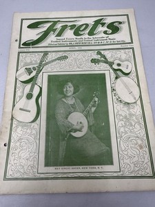 1925 FRETS Magazine Jazz Age Guitar Banjo Mandolin Vintage Vol 1 No 2 - RARE!