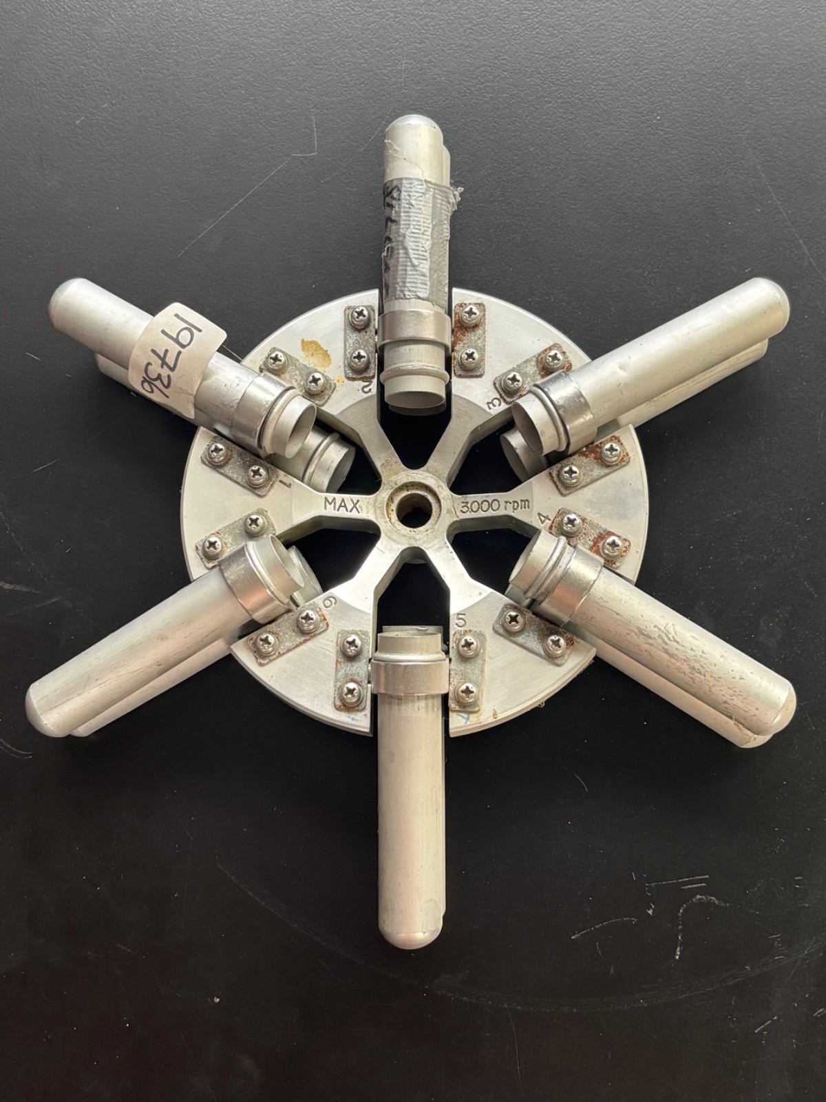 Western Science - Silencer [12-Space] Head, Swing-out Centrifuge Rotor w/ Tubes