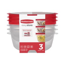 Food Storage Containers Round with Lids