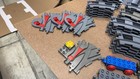 Curved, Straight, And Switching Tracks + Cars And Inoperable Train Engine. 79+Pc — photo 3