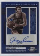 2021 Panini Contenders Optic Legendary Blue Prizm /75 Jerry Lucas Auto HOF 11ng
