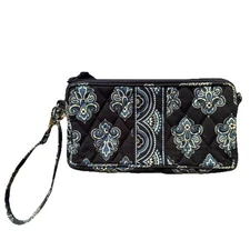 Vera Bradley Wristlet 7.5” X 3.5” Calypso Navy