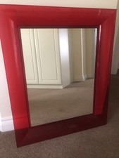 Kartell Francois Ghost grande specchio di design rosso