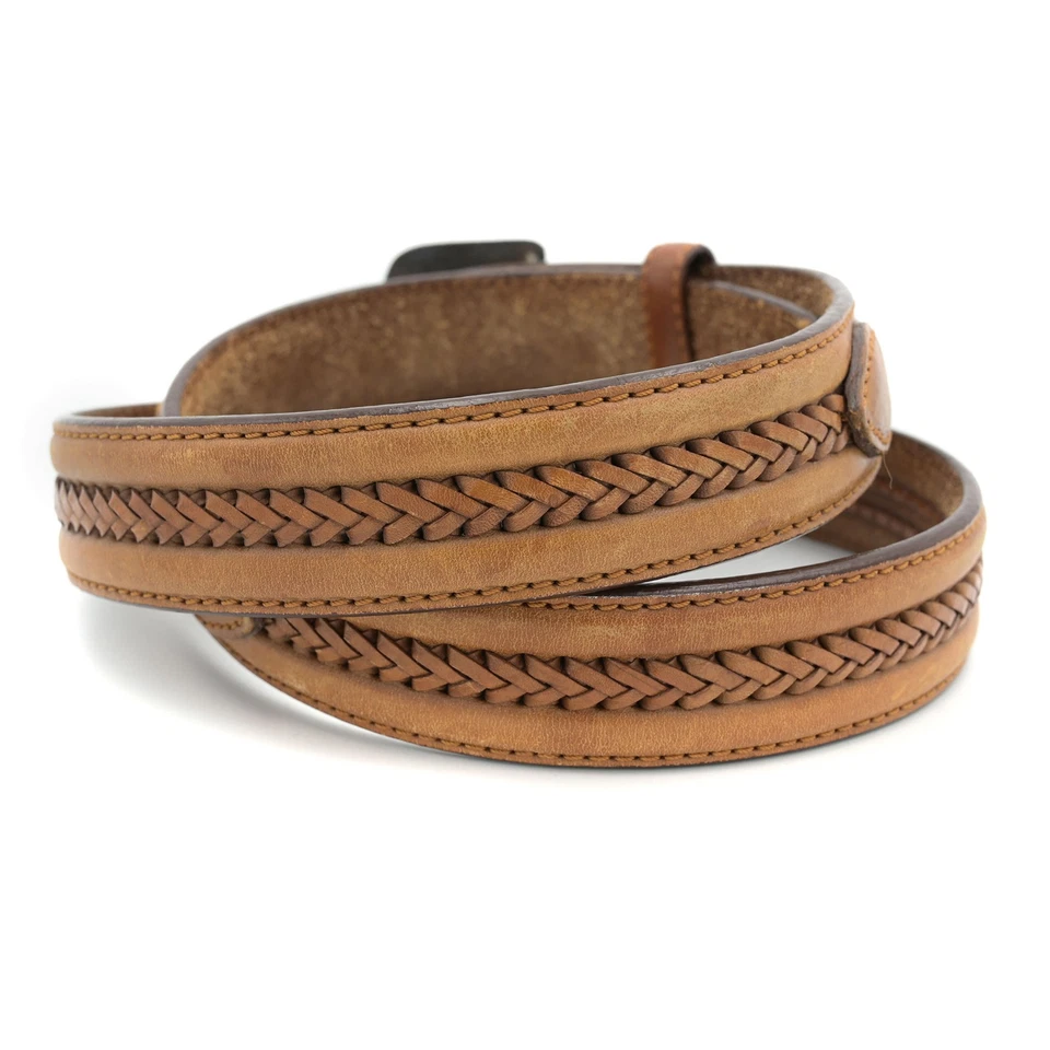 Juego de hebillas de cinturón de plata esterlina/14K GF de colección Elk Creek y cinturón Tommy Lama talla 36 Foto 3 de 4