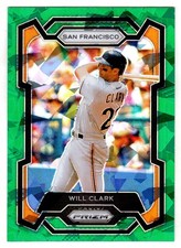 2024 PANINI PRIZM #8 WILL CLARK GREEN ICE PRIZM