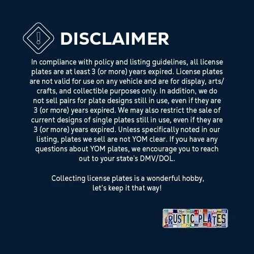 100 Craft Condition Illinois License Plates - Image 4 of 4