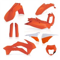Acerbis VollstäNdiges Kunststoffset Orange FüR KTM EXC 250 2016