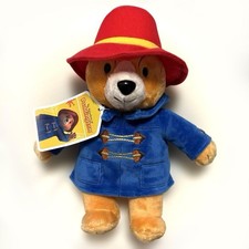 Paddington Bear Plush Yoshitoku Red Hat Blue Coat New with Tag Japan
