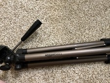 AmazonBasics Camera Tripod Flip Lock w/ Pan/Tilt Head  Pan Handle carrying bag
