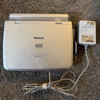 MINTEK 7" Portable DVD Player TFT Monitor MDP-1760 with Power Adapter - Works! - Image 1 of 4