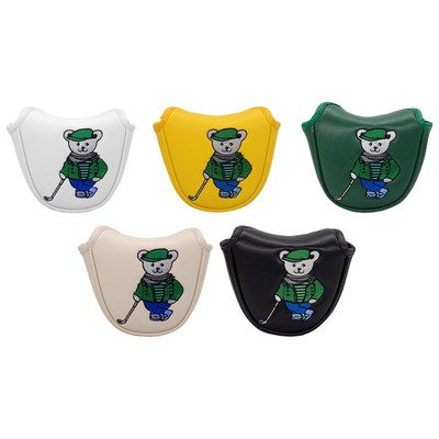 Golfschläger-Kopfbedeckung PU Fashion Wrap Sleeve Golf Mallet Putter Head