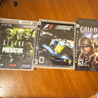 Activision SEGA PS3 Game Lot w/ Cases: Aliens vs Predator, F1, Call of Duty 3 — photo 1