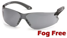 Pyramex ITEK Safety Glasses with Fog Free Smoke Lens