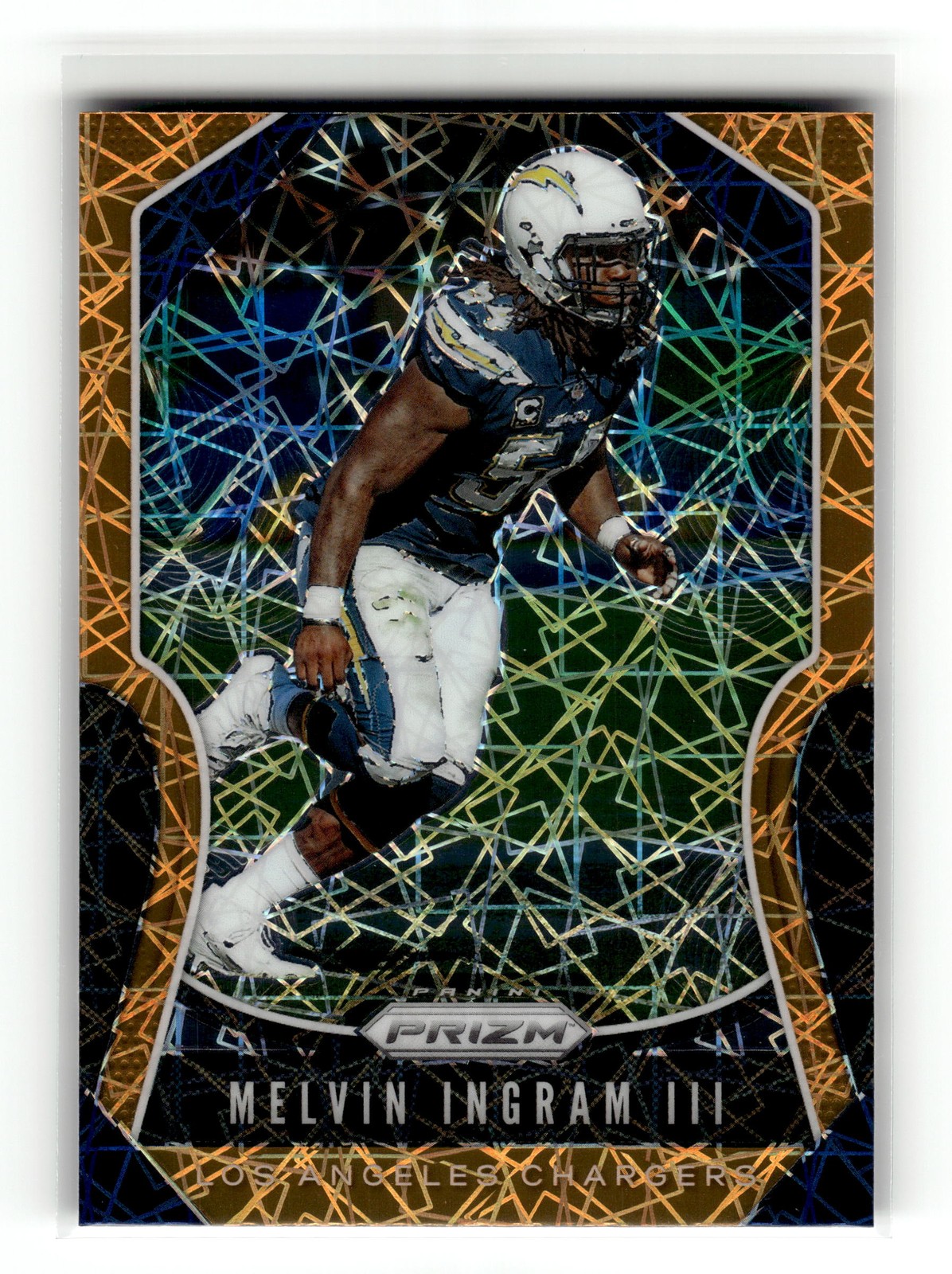 Melvin Ingram III 2019 Panini Prizm #217 Los Angeles Chargers Lazer
