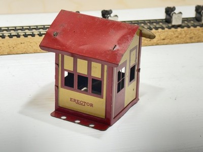 Vintage 1950s Gilbert Erector Set Metal House Shed