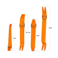 4x Plastic Car Radio Door Interior Clip Panel Trim Dash Removal Pry Lever Tool