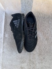 Adidas Kids Football Astro Turf Trainers Black Junior UK 4