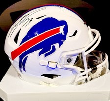 Dion Dawkins Signed Speedflex MIDI Helmet Buffalo Bills Metabilia Certified