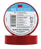 3M Temflex Vinyl-Isolierband 165 Rot 15 Mm X 10 M 100 Rollen