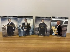 Daniel Craig - 007 Quantum/Skyfall/Spectre/Time To Die (4K) W/ OOP Slipcovers