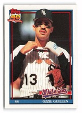 1991 Topps #620 Ozzie Guillen Chicago White Sox