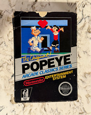 Nintendo Popeye Arcade Classics Series NES Game Manual Included