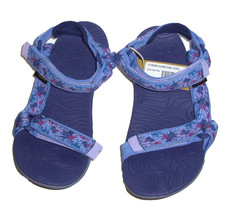 NEW Teva Girls Youth Kids Size 2 Hurricaine 3 Sandals Splash Purple Blue